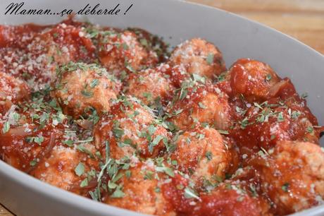 Boulette de dinde à la tomate