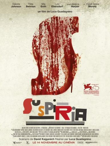 Suspiria, le nouveau film de Luca Guadagnino sort le 14 novembre 2018