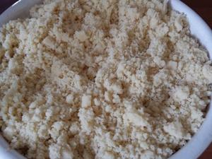 Crumble aux pêches de vigne Cliquer sur es photographies pour les agrandir