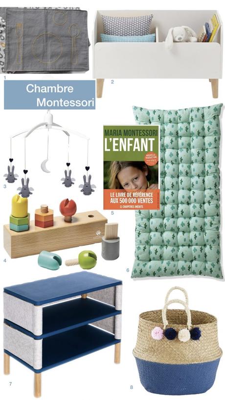 aménagement chambre Montessori bébé enfant matelas de sieste blog déco clem around the corner