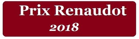 1ères sélections du Prix Renaudot 2018