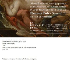 Biennale de Paris             Alexis Bordes  8/18 Septembre 2018