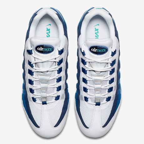 La Nike Air Vapormax 95 White French Blue est disponible depuis aujourd'hui