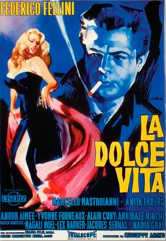 Chronique de films : série de films sur la Décadence : La Dolce Vita de Federico Fellini