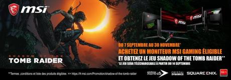 MSI s’associe à Square Enix pour offrir Shadow of the Tomb Raider MSI shadow of the Tomb Raider