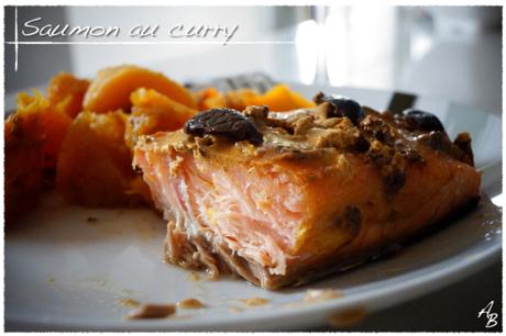 Saumon à la pâte de curry en cuisson lente