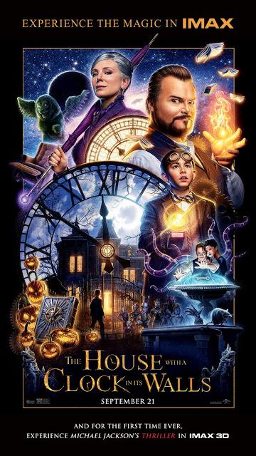 Affiche IMAX pour The House with a Clock in its Wall signé Eli Roth Affiche IMAX pour The House with a Clock in its Wall signé Eli Roth