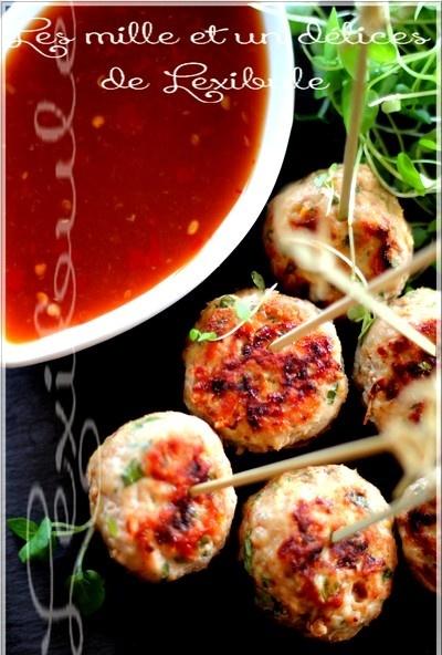 ~Boulettes de crevettes à la thaïlandaise~ ~Boulettes de crevettes à la thaïlandaise~
