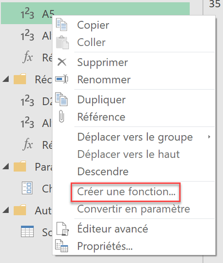 Créer une fonction