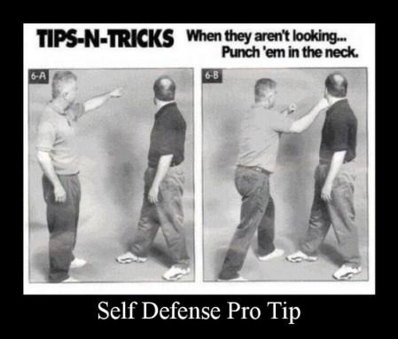 self defense pro tip