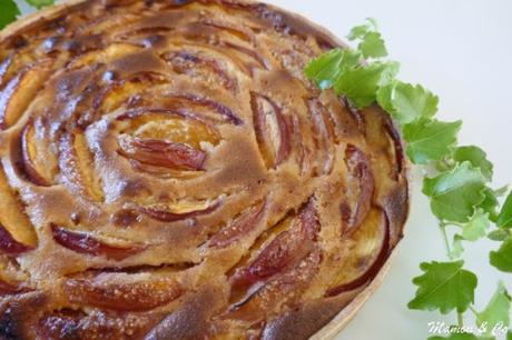 Tarte amandine aux nectarines