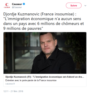 Bientôt une fusion de @FranceInsoumise et @_LesPatriotes ? #RougesBruns #NoBorders Bientôt une fusion de @FranceInsoumise et @_LesPatriotes ? #RougesBruns #NoBorders