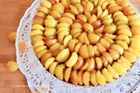 Tarte aux mirabelles et rhum