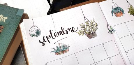 Bullet journal #8 Plantes & livres pour Septembre Bullet journal #8 Plantes & livres pour Septembre