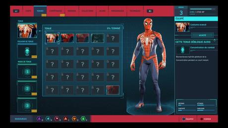 Test Marvel's spider-man armure