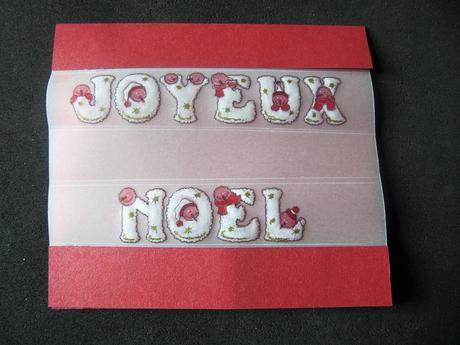 Mes ouvrages - mes cartes en perga Noel - 01
