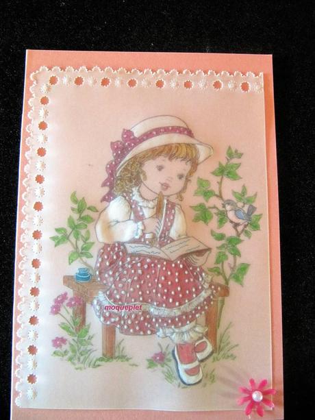 Mes ouvrages - mes cartes en perga Noel - 01