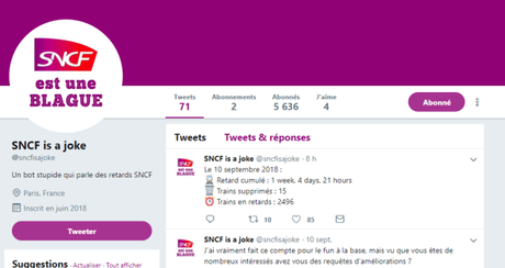 Micode compte les retards de la SNCF Micode compte les retards de la SNCF