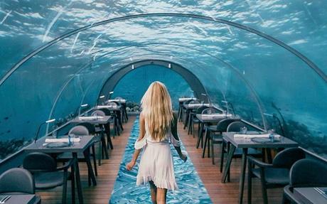 Les restaurants sous-marins des Maldives