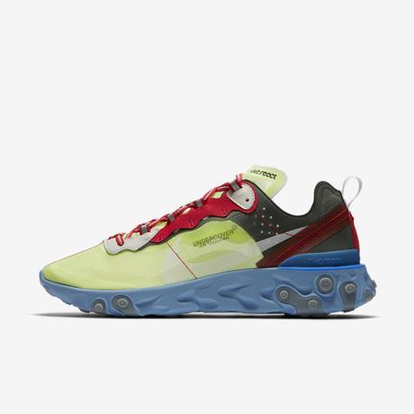 Nike React Element 87 Undercover : Release reminder Nike React Element 87 Undercover