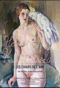 Galerie « Les Montparnos »  exposition Het Kwiatkowska (1886-1956) « Les chairs de l’âme