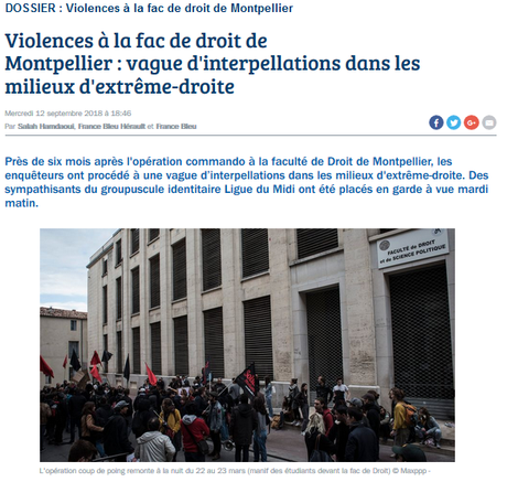 #Montpellier : le clan Roudier au cœur du démantèlement du réseau #Pétel (dont 2 fichés S) : re-joie #fachosphère #LigueDuMidi