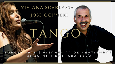 Viviana Scarlassa et Pepo Ogivieki au Café Borges demain [à l'affiche]