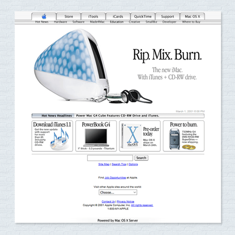 Un musée virtuel dédié au webdesign de 1995 à 2005