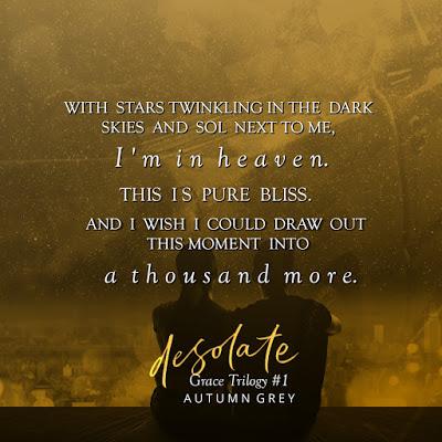 Cover reveal : Découvrez le résumé et la couverture de Desolate d'Autumn Grey