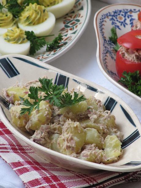 Salade de pommes de terre au thon & à la mayonnaise