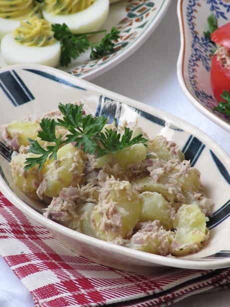 Salade de pommes de terre au thon & à la mayonnaise