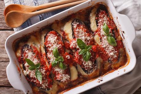 Aubergines italiennes parmigiana Aubergines italiennes parmigiana
