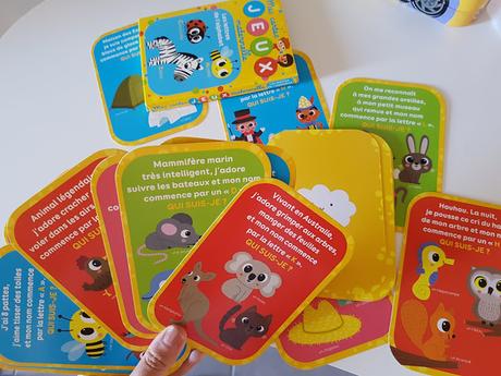 Mes Cartes Jeux Maternelle : Les lettres de l'alphabet - Illustré par Sonia Baretti