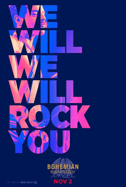 Nouvelles affiches UK pour Bohemian Rhapsody de Bryan Singer et Dexter Fletcher