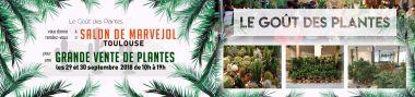 Le Goût des plantes débarque à Toulouse et vous propose une grande vente de plantes le 29 et 30 septembre 2018