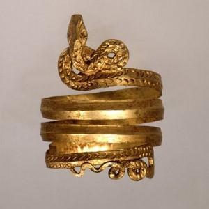 bague serpent or