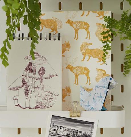 truffaut x atelier mouti collection coloriage papeterie foret - blog déco - clem around the corner