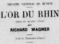 Chronique de la répétition générale de L'Or du Rhin du 2 septembre 1869 par Catulle Mendès