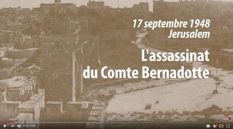 Il y a 70 ans à Jérusalem était assassiné le Comte Bernadote, envoyé des Nations unies et président de la Croix-Rouge suédoise
