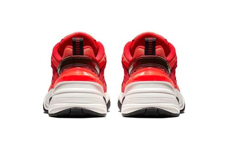 Nike décline la M2K Tekno dans une nouvelle construction Une Nike M2K Tekno Red Suède en approche