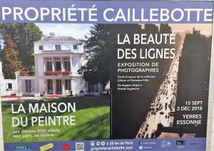« La beauté des lignes » photographies -Propriété Caillebotte 15/09/2018 au 2/12/2018