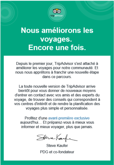 La nouvelle ambition sociale de TripAdvisor : la fin des avis, le triomphe de la recommandation ? La nouvelle ambition sociale de TripAdvisor : la fin des avis, le triomphe de la recommandation ?