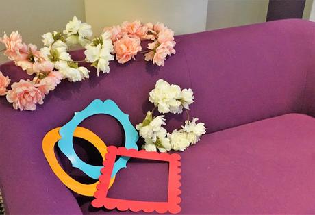Weleda Bioty Tour 2018 à Aix Le photo call et ses accessoires