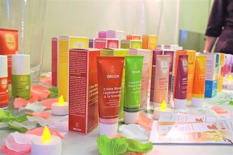 Weleda Bioty Tour 2018 à Aix Les produits Weleda