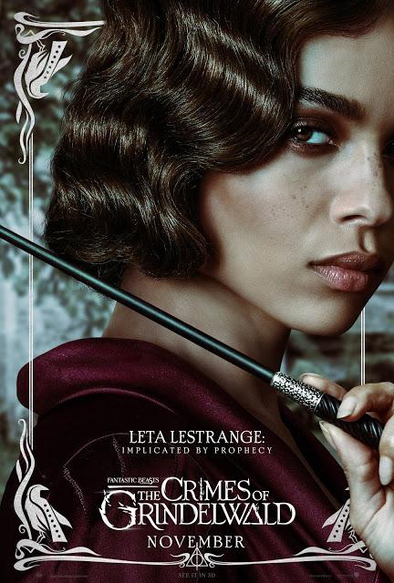 Affiches personnages US pour Les Animaux Fantastiques : Les Crimes de Grindelwald signé David Yates