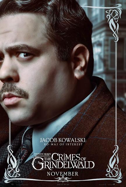Affiches personnages US pour Les Animaux Fantastiques : Les Crimes de Grindelwald signé David Yates