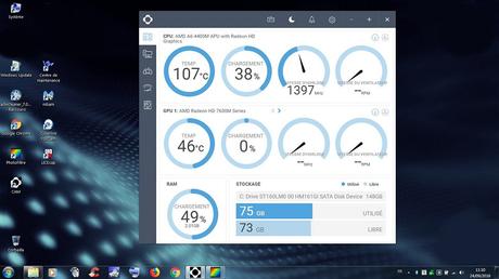 CAM - utilitaire de surveillance du PC et surcadençage