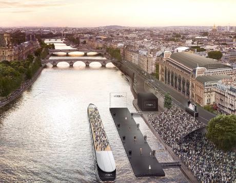 Paris : un podium flottant de 60m sur la Seine pour la Fashion Week