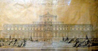 Expo Louis II et l'architecture: le projet d'un théâtre wagnérien à Munich.