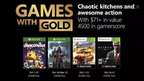 Games With Gold  & Xbox Game Pass – les jeux d’Octobre 2018
